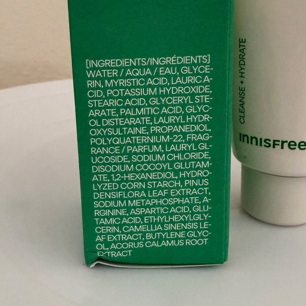 Innisfree Green Tea Amino Acid Cleansing Foam 30 ml Facial Cleanser - Picture 5 of 7